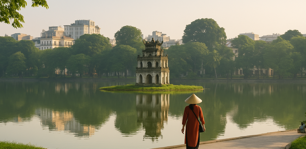 Vista de Hanoi, Vietnam