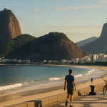 Cristo Redentor en Río de Janeiro con vista panorámica de la ciudad