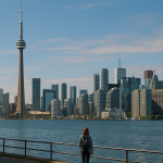 Toronto city skyline with cultural diversity