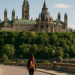 Panorama de Ottawa con sus principales atracciones al atardecer